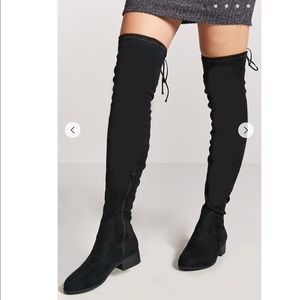 Black Thigh High Boots